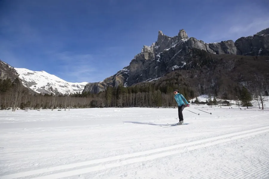 © Cross-Country Skiing in the Fer-à-Cheval - Haut Giffre Area - Monica Dalmasso