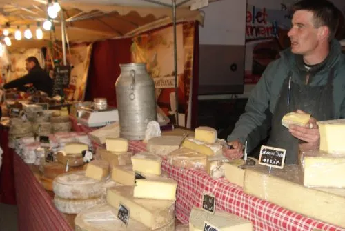 Local market in Morillon
