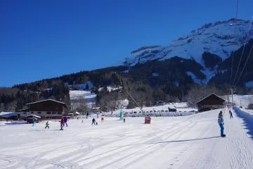 © Belle piste débutant à Sixt-Fer-à-Cheval - Laurent Vriez