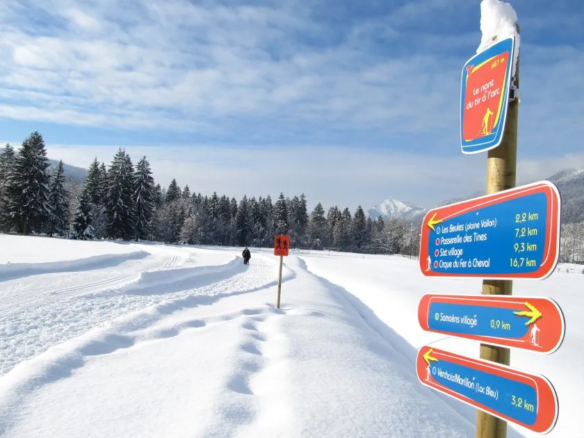 © Cross-country skiing valley sector - Haut Giffre - Office de tourisme de Samoëns