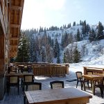 © Terrace in winter - La Luge à Téran