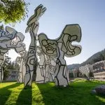 © Flaine-Bocqueteau-Jean-Dubuffet-Coucher-Soleil - Daniel Durand