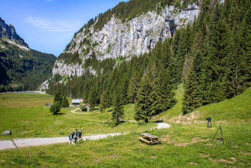 Picnic area Lac de Flaine