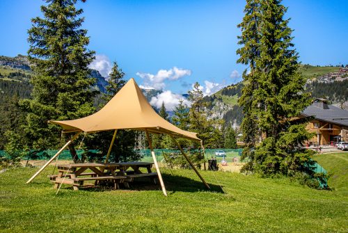 Flaine La Cascade picnic area