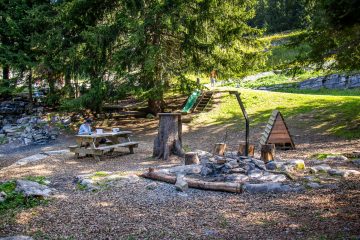 © Flaine La Cascade picnic area - OT Flaine-Candice Genard
