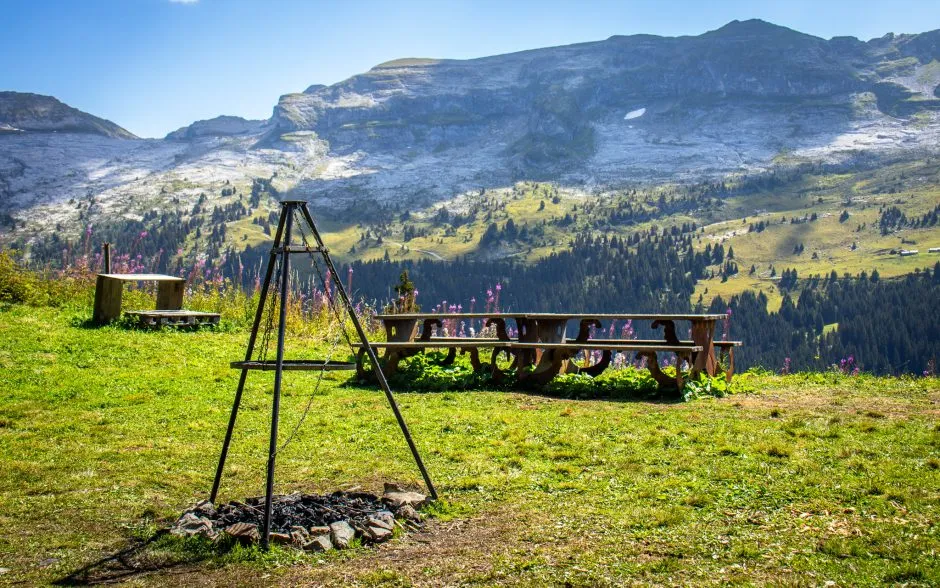 © Picnic area Flaine les Gérats - OT Flaine-Candice Genard