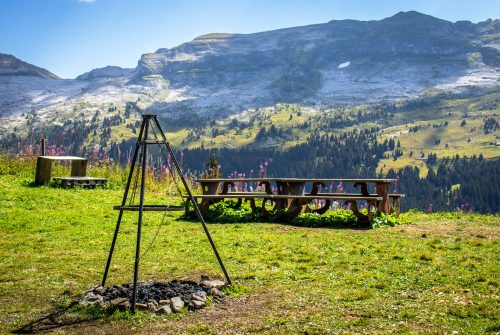 Picnic area Flaine les Gérats