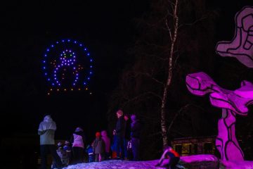 © Flaine-Spectacle-Drones-2023-Boule-Neige - OT Flaine-Candice Genard