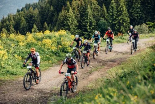 Itinéraire VTT  - Entre lacs et cols - 58 km