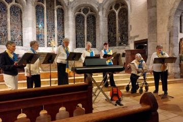 © Concert de la Chorale de Samoëns, avec la participation des AMA - Gospel snow