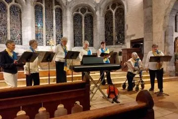 © Concert de la Chorale de Samoëns, avec la participation des AMA - Gospel snow