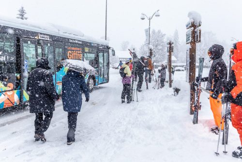 SKIBUS stop: Le Bérouze