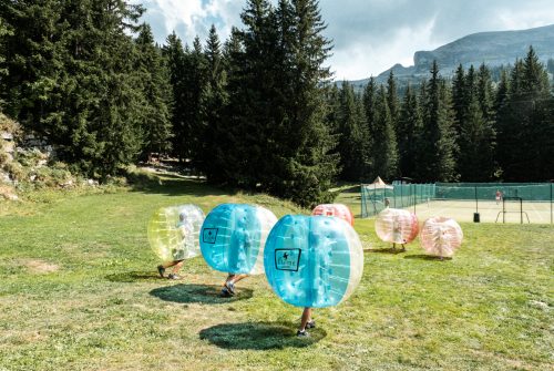 Bumper ball en été