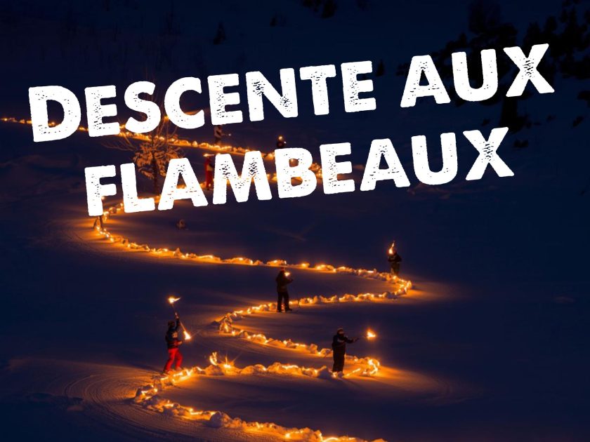 Descente aux flambeaux - Morillon village_Morillon