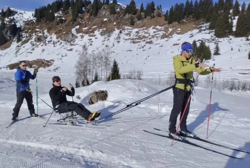 Prêt Fauteuil ski : luge nordique ESKAIP