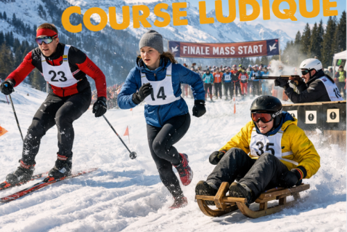 Course ludique Ski de fond / Paret / Tir sur cible