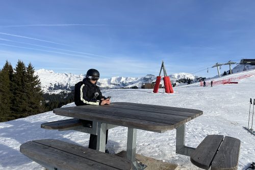 Aire de pique-nique sur les pistes de Morillon