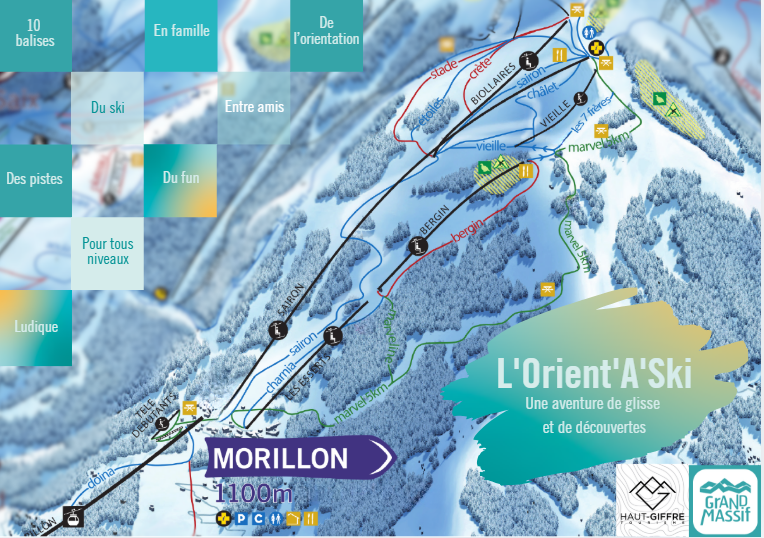 Orient'a ski" orienteering workshop_Morillon