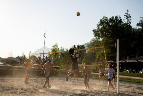 Terrain de beach volley