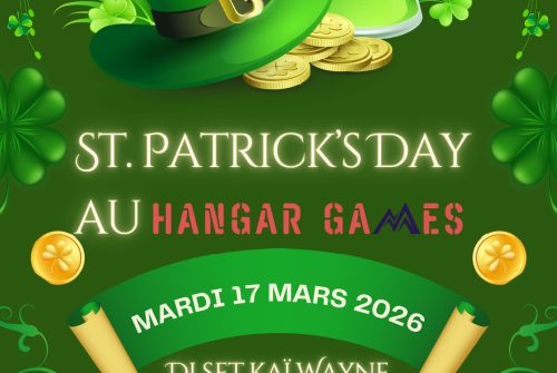 Saint Patrick's Day au Hangar Games