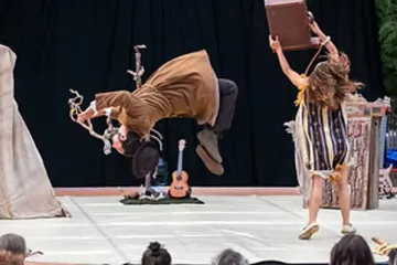 © Spectacle de cirque et musique "Seguime"_Flaine - Cie Ziec