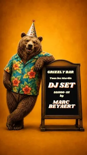 Dj set avec Marc Beyeart au Grizzly_Les Carroz-d'Arâches