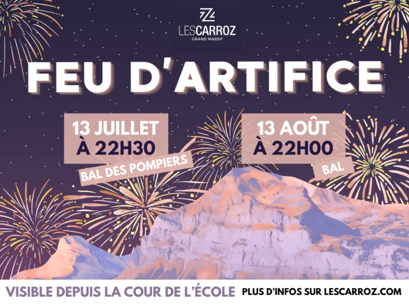 Feu d'artifice_Les Carroz-d'Arâches
