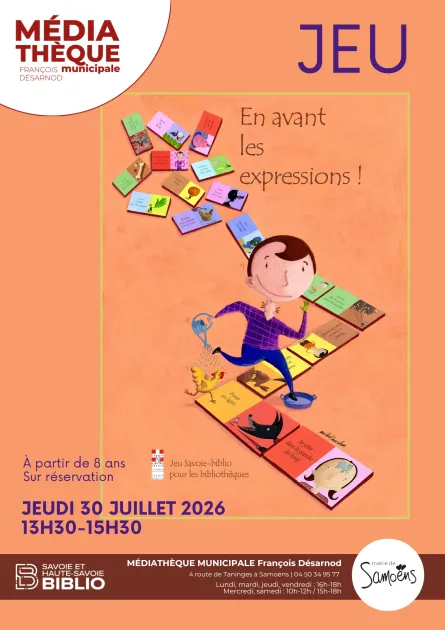 © JEU : En avant les expressions !_Samoëns - Savoie et Haute-Savoie biblio / commune de Samoëns