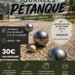 concours de pétanque en triplette_Les Carroz-d'Arâches