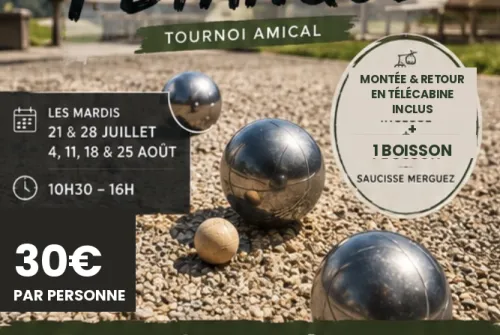 concours de pétanque en triplette