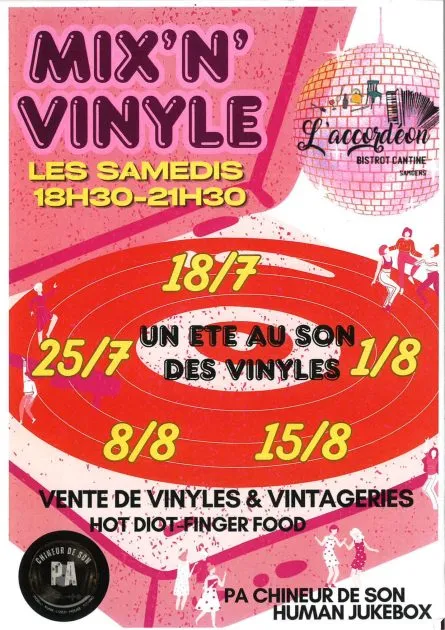 © MIW'N VINYLE_Samoëns - Restaurant l'Accordéon
