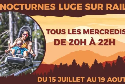 Luge sur Rail en nocturne