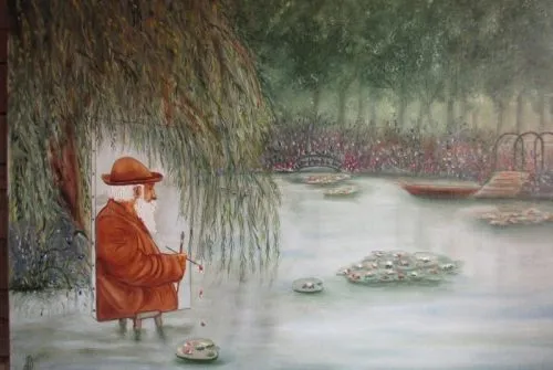 Exposition de peinture de Laurette Reviron