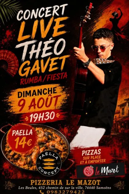 © Concert live de Théo Gavet_Samoëns - Le Mazot