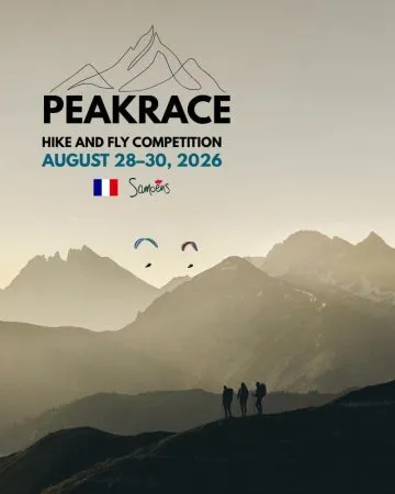 © PEAKRACE, compétition de marche et vol pour tous les pilotes!_Samoëns - Peakrace