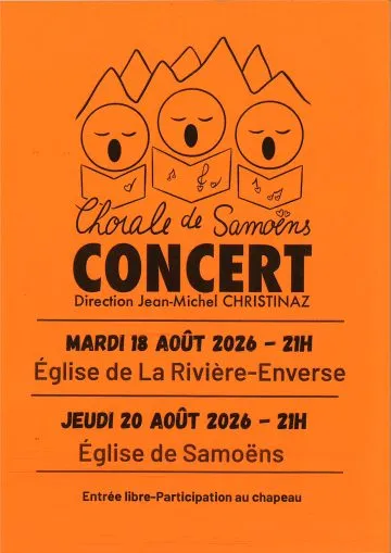 Concert by the Samoëns Choir_Samoëns