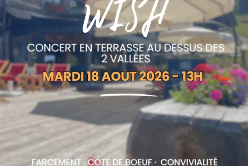 Concert de Jazz wish au restaurant le chalet