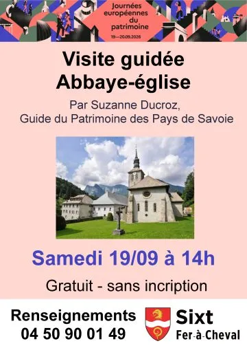 © Journée européenne du patrimoine : visite guidée de l'abbaye de Sixt-Fer-à-Cheval_Sixt-Fer-à-Cheval - Société des Maçons