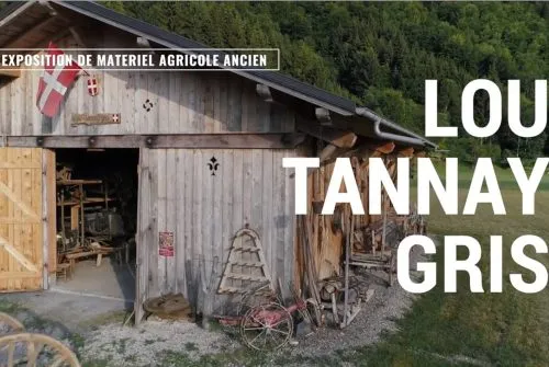 Visite du Lou Tannay Gris : Exposition de matériel agricole ancien