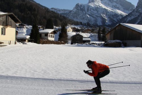 Cross country skiing lessons