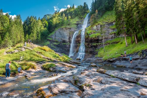 Itinéraire pédestre : cascade du Rouget
