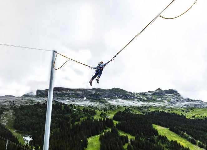 saut à l'élastique Flaine